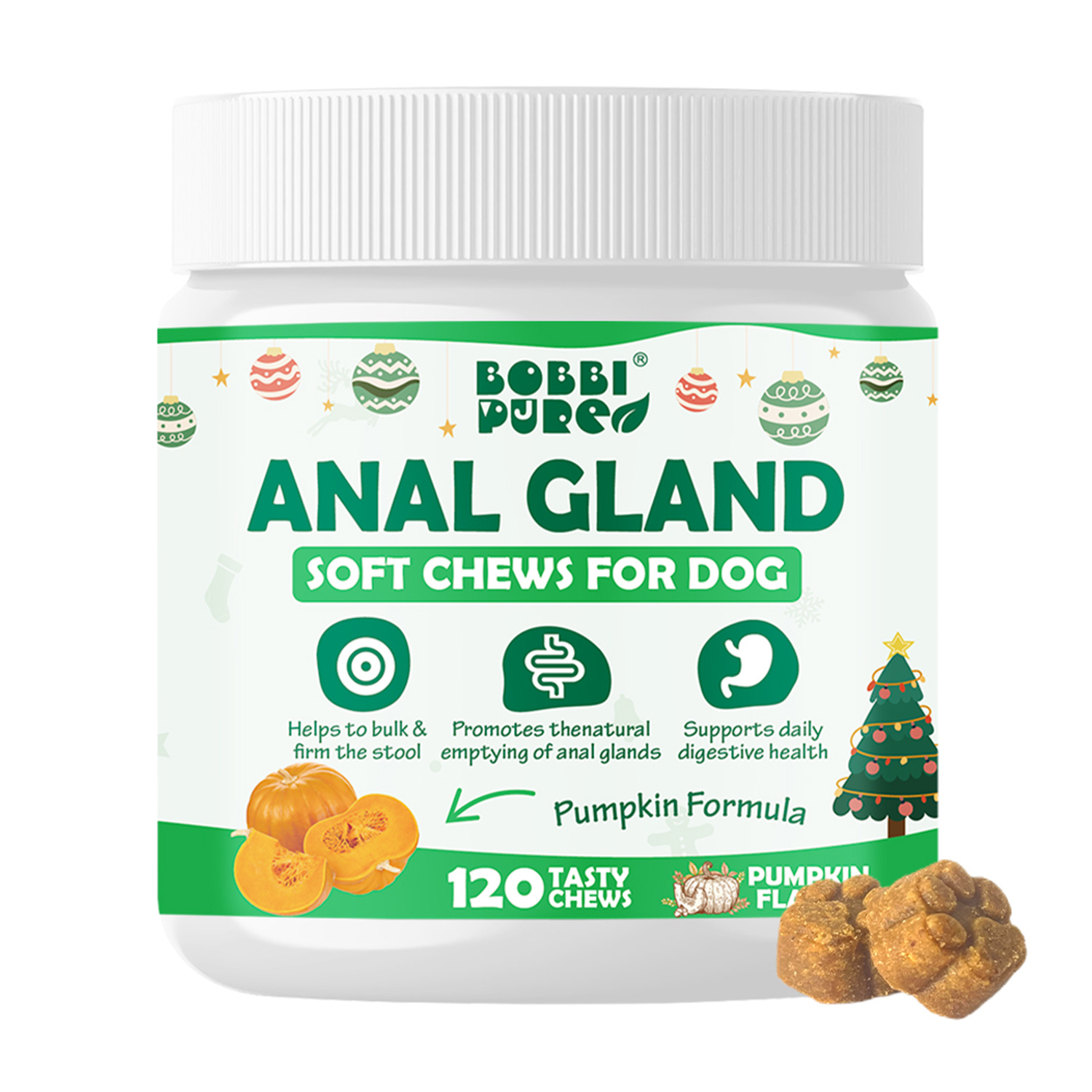 Private-Label-Soft-Chew-Nahrungsergänzungen — Analdrüse für OEM Tiergesundheitsmarken