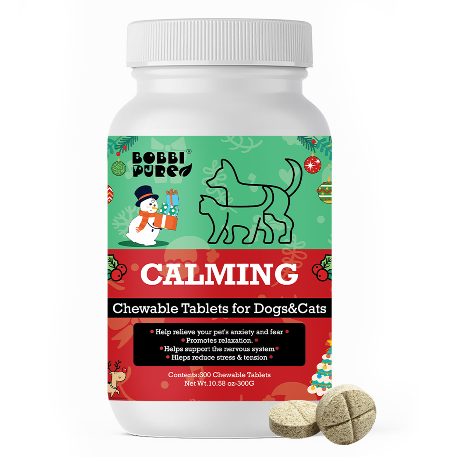 Private-Label-Tabletten-Supplements — Beruhigung für OEM Tiergesundheitsmarken (2)