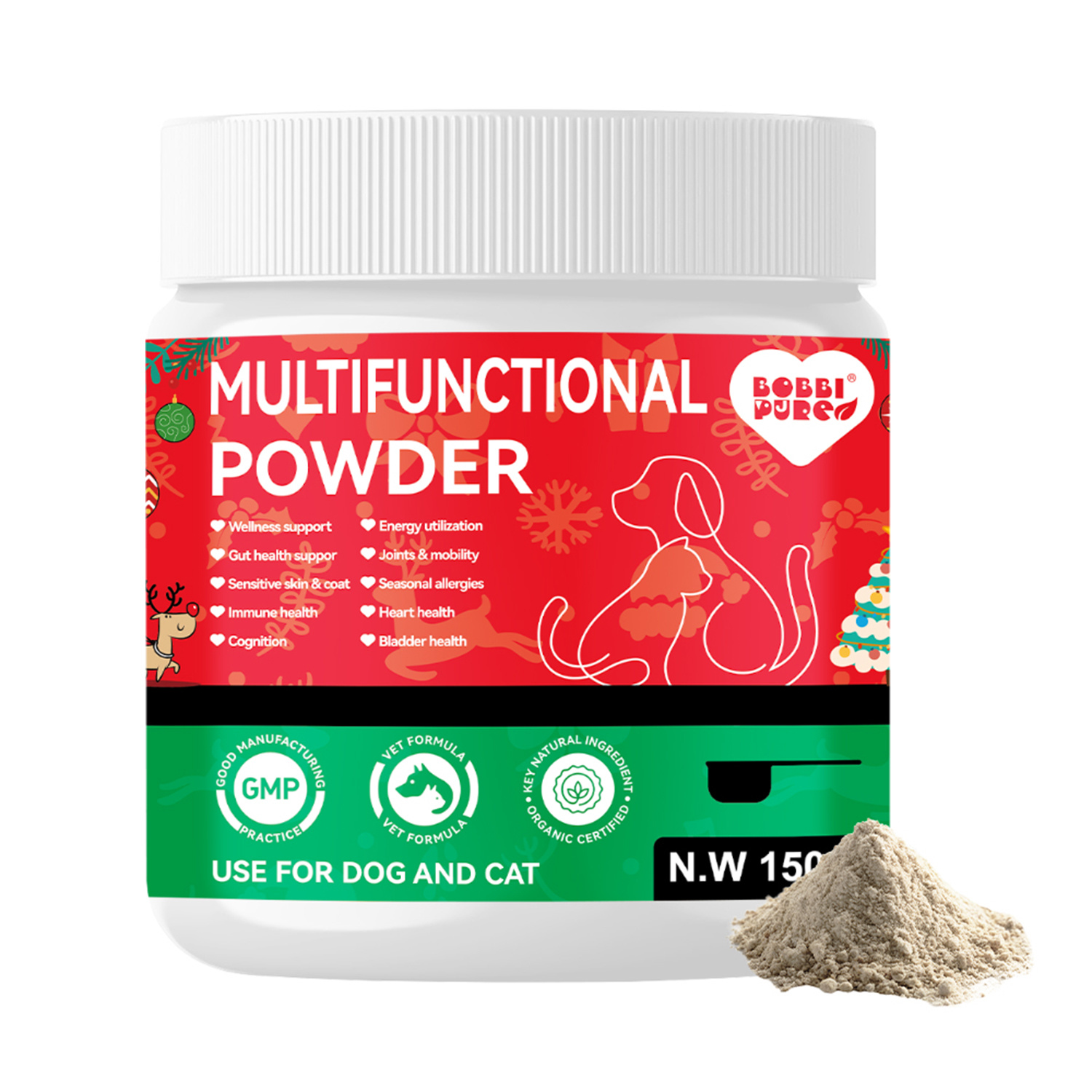 Private-Label-Pulver-Supplements — Multifunktional für OEM Tiergesundheitsmarken (2)