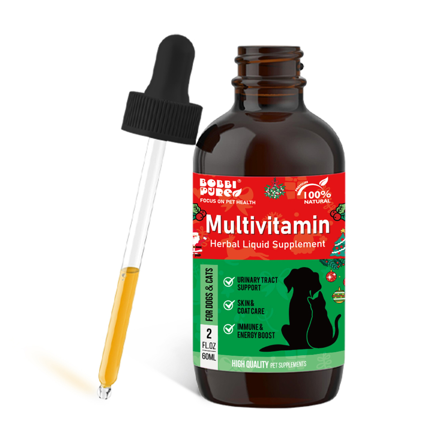 Private-Label-Flüssig-Supplements — Multivitamin-Präparat für OEM Tiergesundheitsmarken