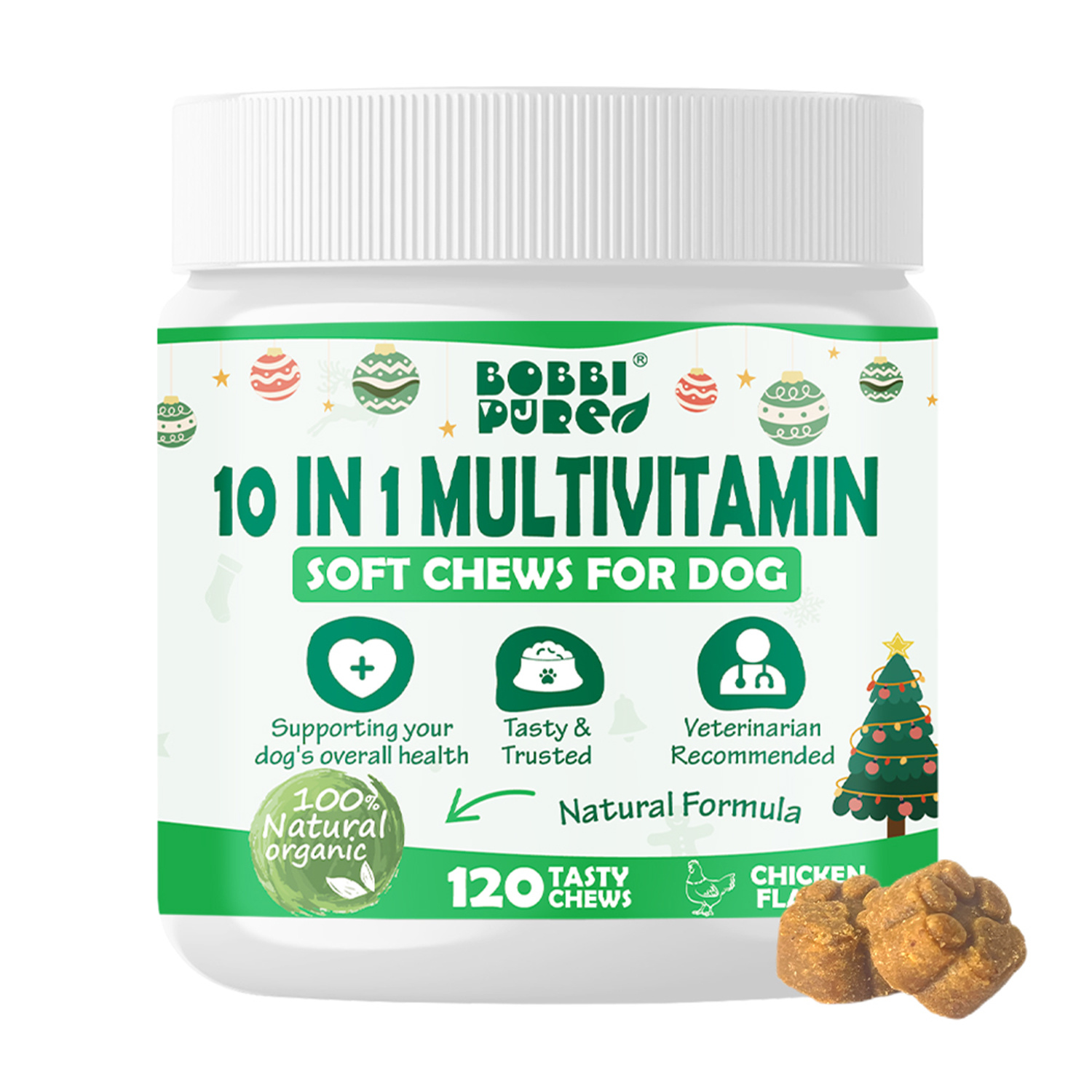 Private-Label-Soft-Chew-Nahrungsergänzungen — Multivitamin-Präparat für OEM Tiergesundheitsmarken
