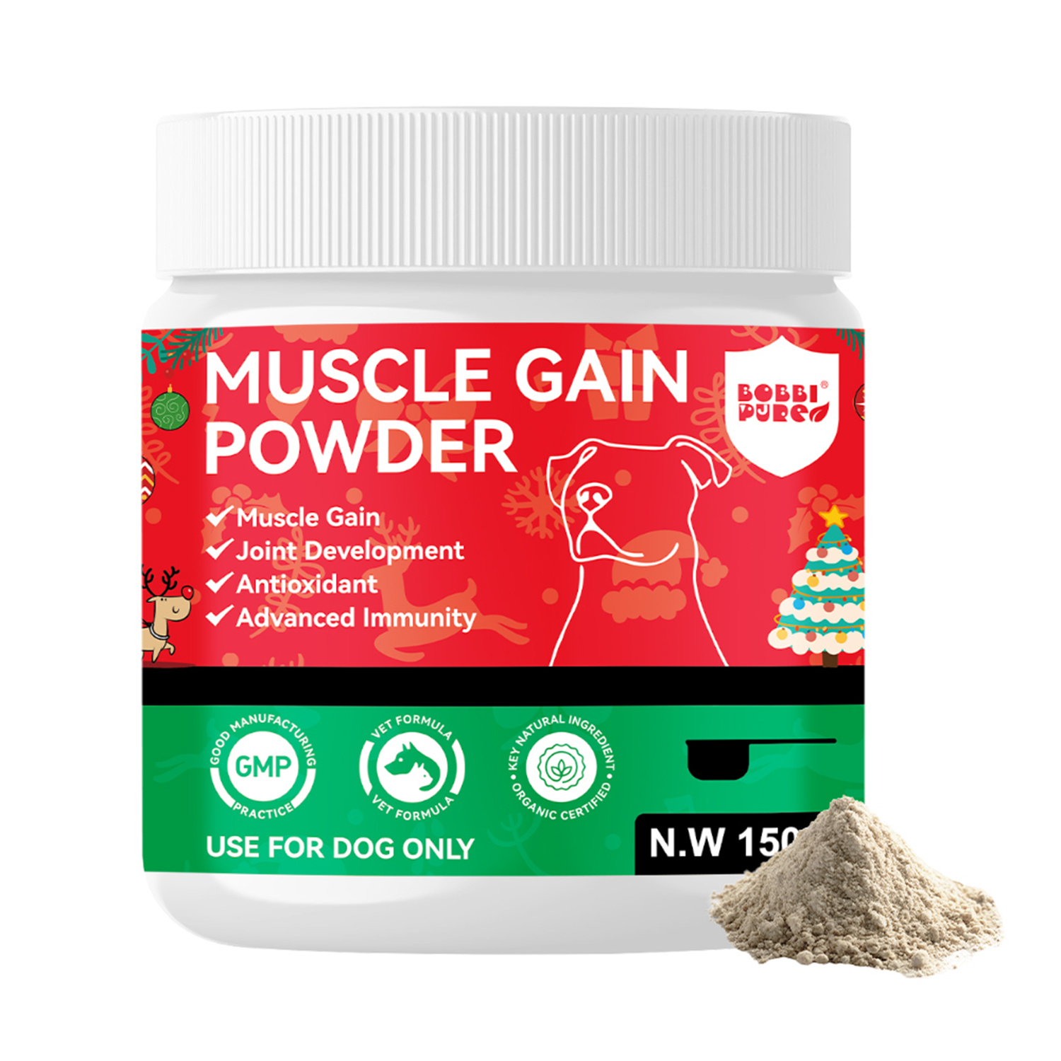 Private-Label-Pulver-Supplements — Muskelaufbau für OEM Tiergesundheitsmarken (2)