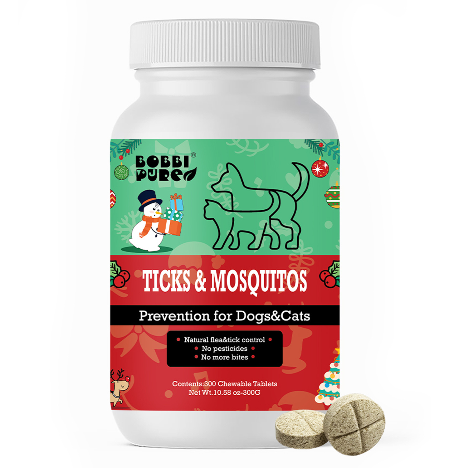 Private-Label-Tabletten-Supplements — Zecken & Mücken für OEM Tiergesundheitsmarken (2)